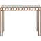Homeroots 31 x 43.25 x 15 in. Gold Square Reflective Mirror Console Table 396846 - alternate 8